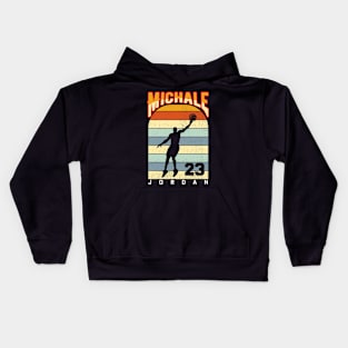 Michael Jordan Basketball Retro Vintage Kids Hoodie